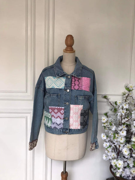 (m) - Denim Patch Jacket