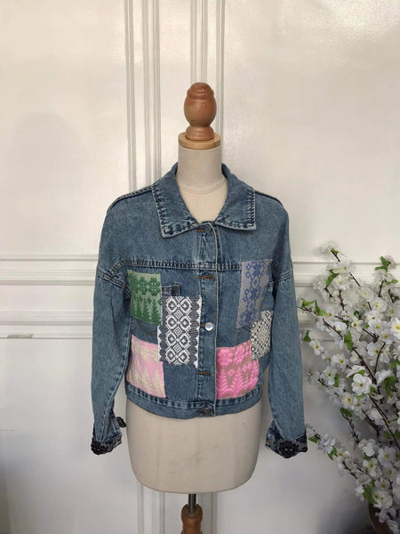 M - Denim Patch Jacket