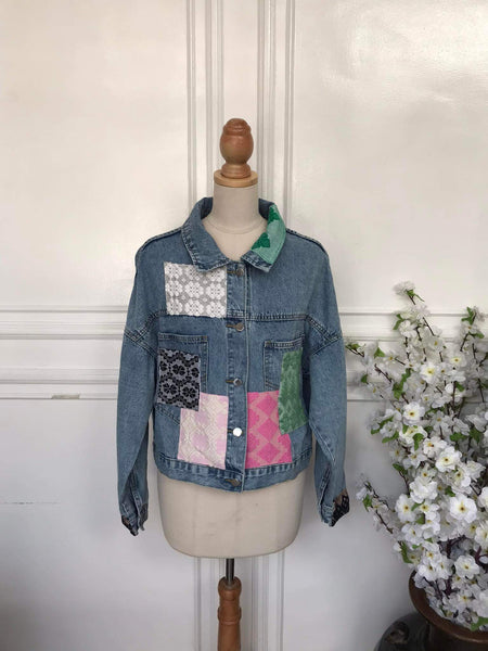 L - Denim Patch Jacket