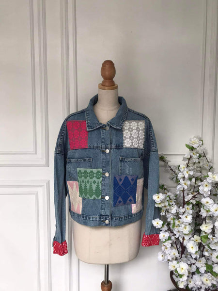 (m) - Denim Patch Jacket