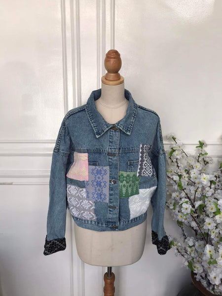 M - Denim Patch Jacket