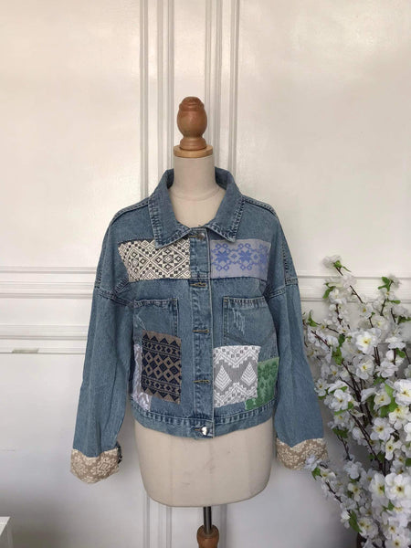 M - Denim Patch Jacket