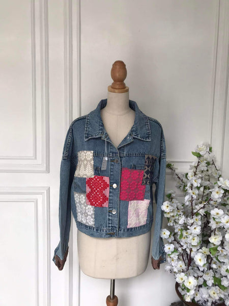 (m) - Denim Patch Jacket