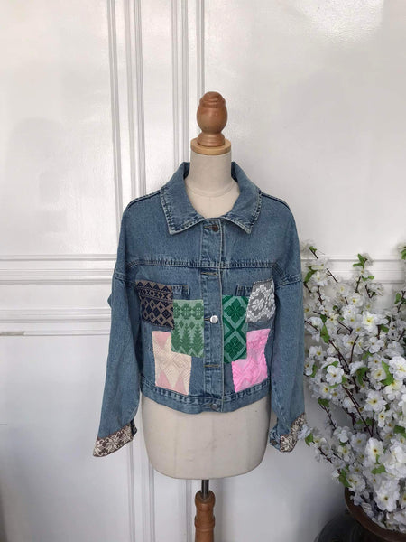 M - Denim Patch Jacket