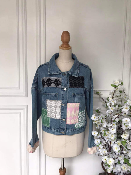 (m) - Denim Patch Jacket
