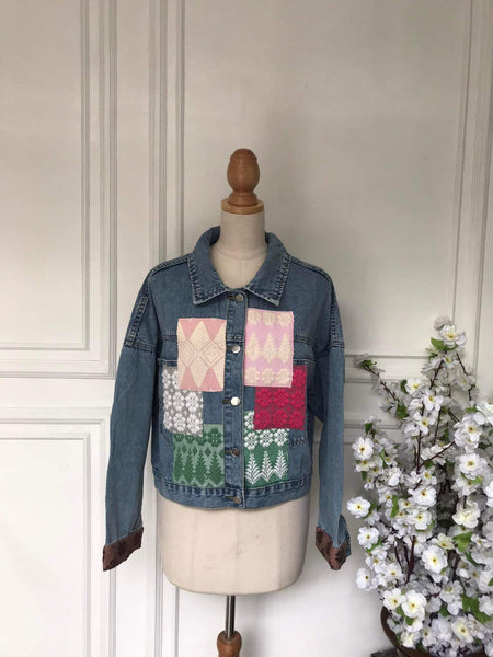 (m) - Denim Patch Jacket