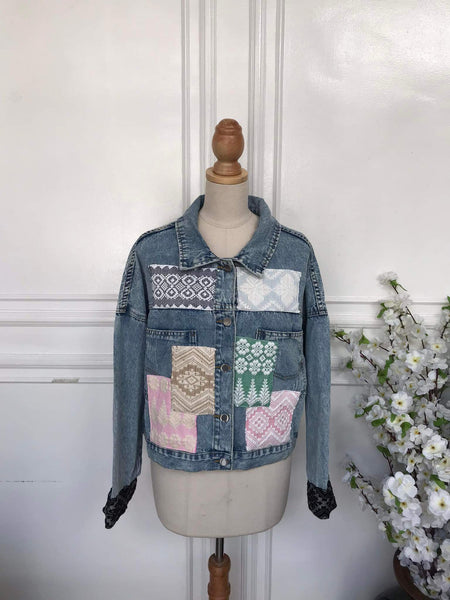 L - Denim Patch Jacket