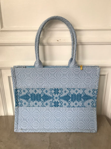 Light Blue Tote Bag